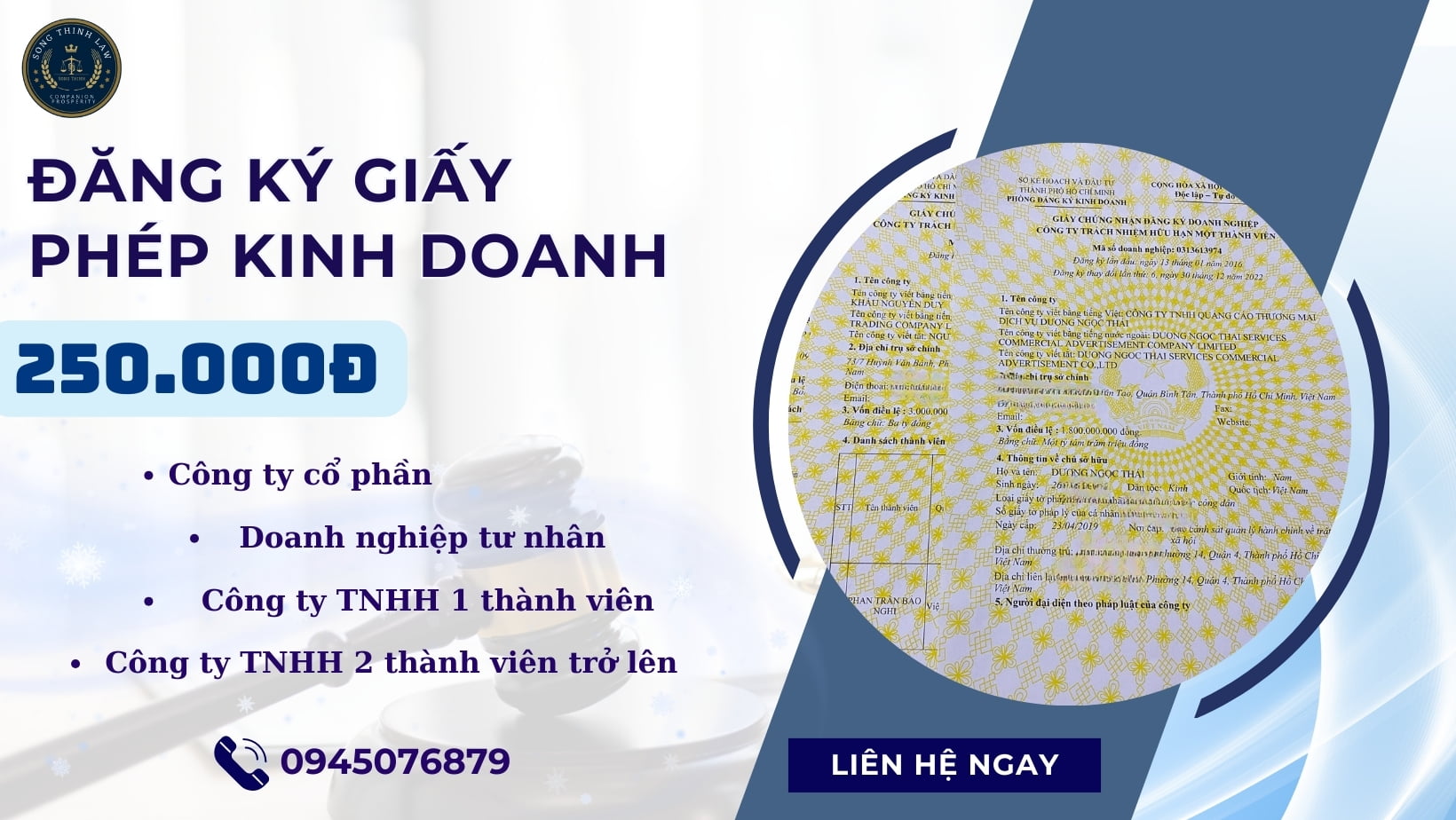 DỊCH VỤ ĐĂNG KÝ GIẤY PHÉP KINH DOANH 250.000Đ - 3 NGÀY 1 DANG KY GIAY PHEP KINH DOANH