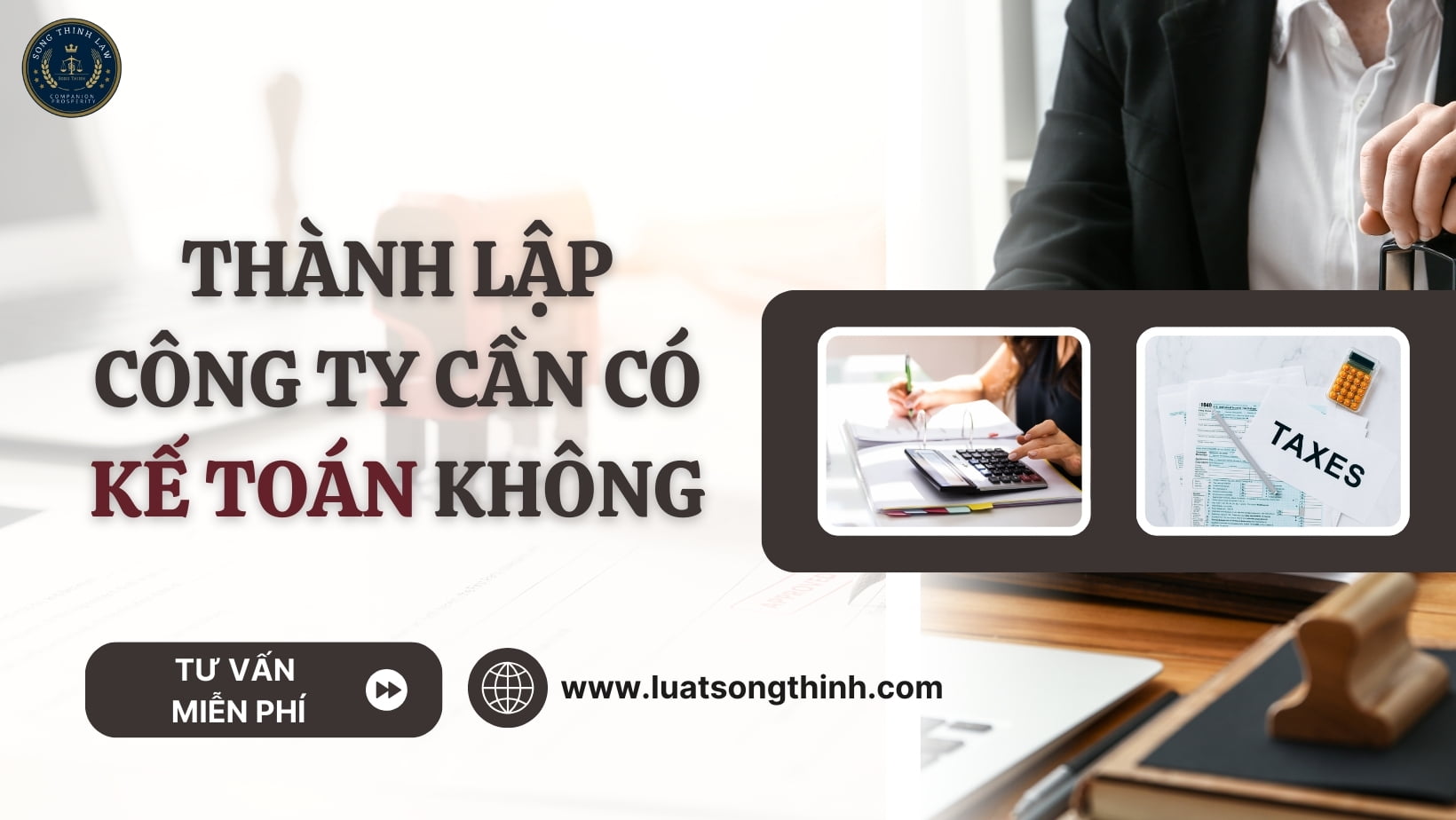 thanh lap cong ty can co ke toan khong