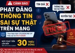 phạt đăng thông tin sai sự thật