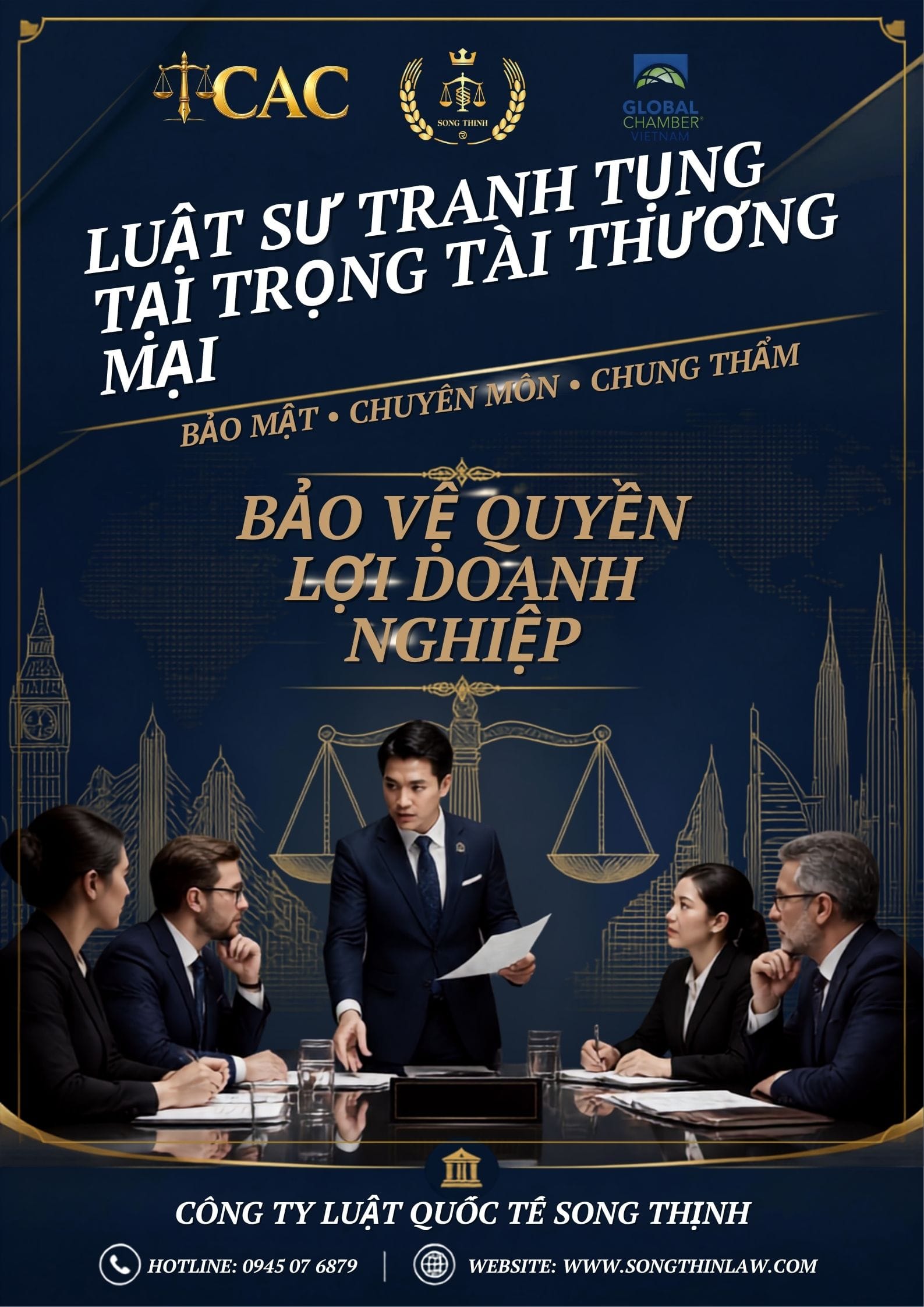 Luật sư tranh tụng tại Trọng tài thương mại bảo vệ doanh nghiệp
