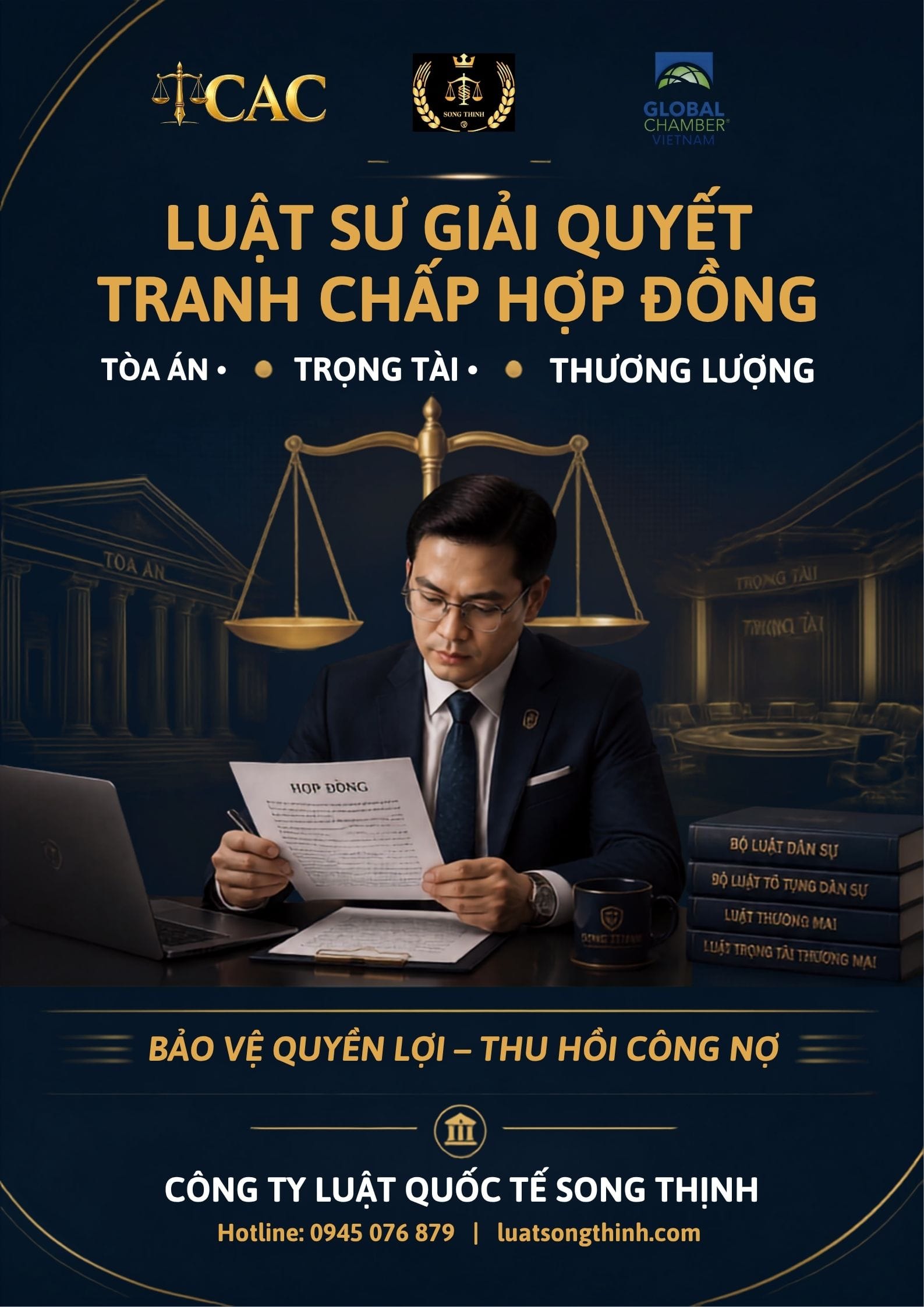 Luật sư giải quyết tranh chấp hợp đồng thương mại tại Tòa án và Trọng tài